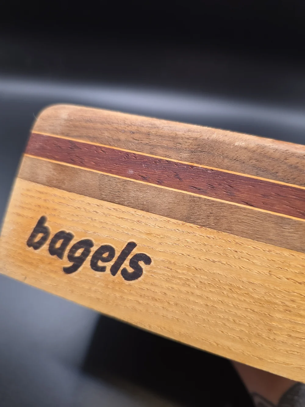 Ironwood Gourmet Bagel Miter- Acacia Wood